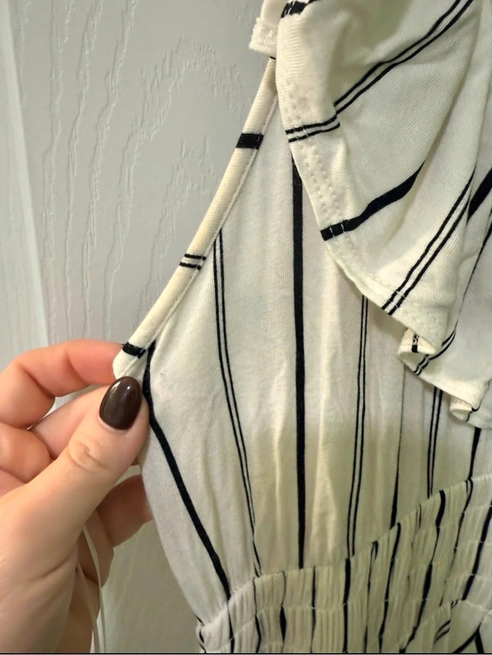 Striped Ruffle Maxi Dress - Picture 3 of 3
